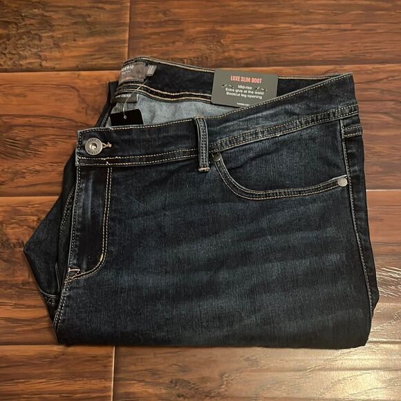 Torrid Luxe Slim Boot Super Stretch Denim Jeans Western Festival Rodeo Concert - Picture 1 of 11